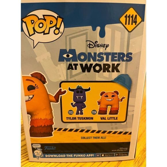 FUNKO DISNEY MONSTERS AT WORK VAL LITTLE - Picture 5 of 7
